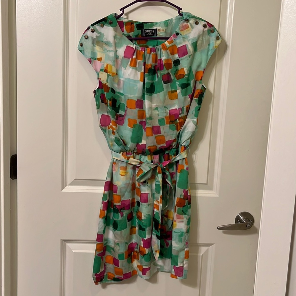 Guess multi color dress